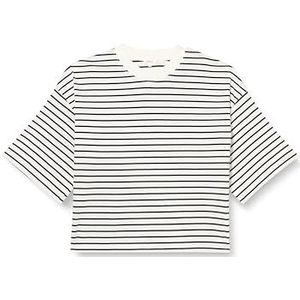 s.Oliver T-shirt voor dames, korte mouwen, wit, 36, wit, 36