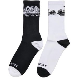 Mister Tee Unisex Socken Major City 069 Socks 2-Pack black/white 47-50
