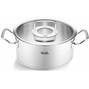 Fissler Original Profi Collection Kookpan 24 cm - 4,6L - 18/10 RVS - Snelle warmteverdeling - Veilig en comfortabel gebruik