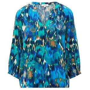 s.Oliver Damesblouse 3/4 mouw blauw 32, blauw, 32