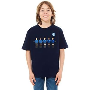 FC Internazionale Milano S.p.A. Voetbalbalbalilla T-shirt voor kinderen en jongens, Navy Blauw, 6 jaar