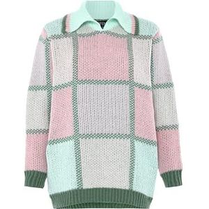 Fenia - Coltrui - Meerkleurig - Schaakbordpatroon