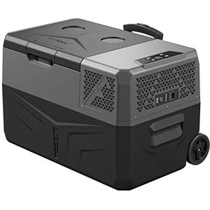 Yolco BCX30 Carbon elektrische compressor-koelbox, bediening via bluetooth, 12/24 V en 230 V, voor auto, vrachtwagen, boot, camping koelkast