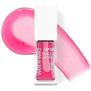 Wet n Wild Getinte Lippolie, Voedende & Niet-Kleverige Roze Lipgloss Aangedreven door 7 Natuurlijke Oliën, Lichtgewicht Formule voor Spiegelachtige Glanseffect, Kleur Sweet Cherries