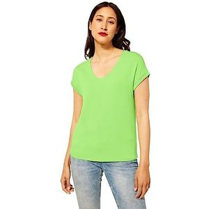 Street One Lichtgewicht zomershirt voor dames, Peppy Green, 46