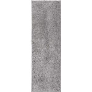 benuta ESSENTIALS Tapijt, grijs, 80 x 240 cm