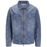 Design - Tussenjas - Denim - Turn-down Kraag - Ritssluiting