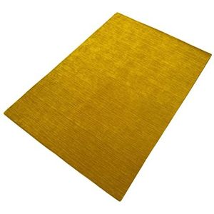 Uni Gold Gabbeh tapijt 100% wol Loom handgemaakt 250x300 cm