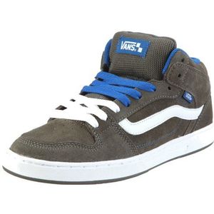 Vans M Edgemont Zwart/Wit/PRP Sportschoenen Mannen, Grijs Grau Houtskool Grijs Blauw, 42.5 EU