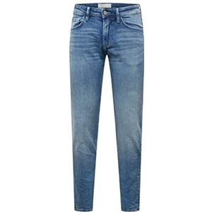 TOM TAILOR Denim Uomini Piers Slim Jeans 1029725, 10118 - Used Light Stone Blue Denim, 33W / 36L