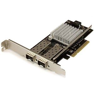 StarTech.com 2-poorts 10G LWL netwerkkaart met open SFP+ - PCIe, Intel Chip - 2-voudige glasvezel Ethernet Adapter met Open SFP+