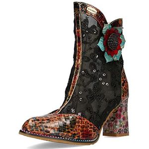 Laura Vita Ledao 123 Damessandalen met hak, zwart, 36 EU