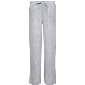 Seidensticker Linnen broek voor dames, regular fit broek, lichtblauw, 46