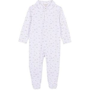 Gocco Pijama Largo Estampado pyjama voor babyjongens, Blanco OPTICO, Regular, Blanco Optico, Eén Maat