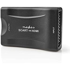 Nedis HDMI ™ converter | SCART aansluiting | HDMI™ ingang | 1-weg | 1080p | 1,2 Gbps | ABS | zwart