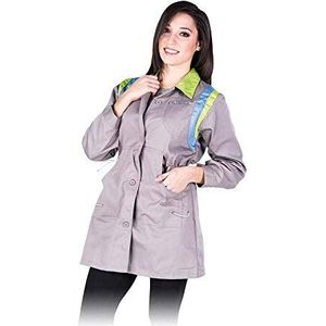 Leber&Hollman LH-Colviser_L Service beschermende schort voor vrouwen, grijs-lichtblauw-lichtgroen, L maat