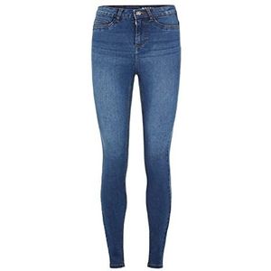 Noisy May NOS DE Skinny jeans voor dames, blauw (Medium Blue Denim Medium Blue Denim)., 32W x 32L