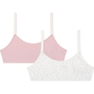 Petit Bateau Set kinderbeha's van katoen en elastaan, Meerkleurig, 10 Jaar