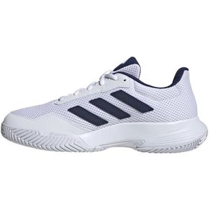 adidas Unisex Game Spec 2 Tennisschoenen Non Football Low, Ftwr Wit Donkerblauw Ftwr Wit, 44 EU