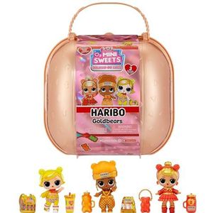 LOL Surprise Loves Mini Sweets Deluxe X Haribo - Goldbears - Inclusief 3 snoepjespoppen, leuke accessoires en waterverrassing - Verzamelpoppen Geschikt voor kinderen vanaf 4 jaar