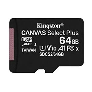 Kingston Canvas Select Plus microSDcard,64GB,Grijs