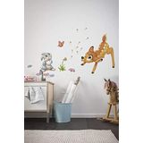 Komar Deco-sticker ""Bambi"", 1 stuks, kleurrijk, 14043h, 0,50 x 0,70 m, dieren, heren, haas, kinderfilm, muursticker, Disney, muursticker
