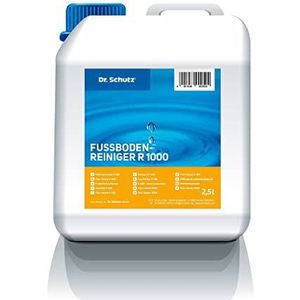 Dr. Schutz Vloerreiniger R 1000 2,5 l, streepvrije reiniging voor PVC, CV, linoleum, rubber, steen, designvloer en parket, vloerreiniger, vloerreiniger, vinyl vloerreiniger