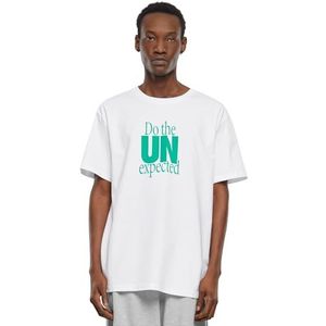 Mister Tee Upscale - Do The Unexpected Oversize Heren T-shirt - Wit