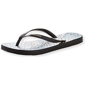 COPACABANA Print VII Fem damessandalen, blauw, maat 39, Blauw, 39 EU