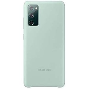 Samsung Siliconen Smartphone Cover EF-PG780 voor Galaxy S20 FE mobiele telefoonhoes, siliconen, beschermhoes, schokbestendig, dun en grip, groen - 6,5 inch