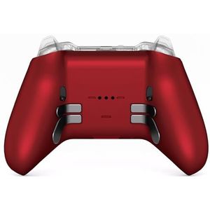 eXtremeRate Hoes Achter Cover Vervangende voor Xbox Elite Series 2 Controller,Behuizing Shell Case&Achter Knoppen voor Xbox Elite Series 2 Core Wireless Controller Model 1797-Scharlaken Rood