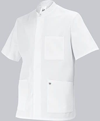 BP 1657 400 unisex jas van duurzaam gemengd weefsel wit, maat Ln