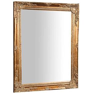 Koekjes spiegel ingang barok frame goud 38,5 x 6 x 49 cm Made in Italy | decoratieve wandspiegel | spiegel fotolijst vintage