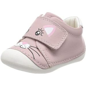Geox B Tutim First Walker Shoe voor meisjes, roze, 21 EU