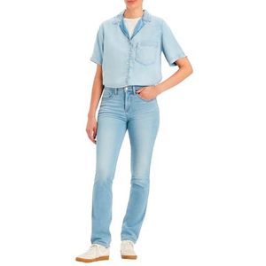 Levi's 314 Shaping Straight Light Indigo - Worn IN, lapis sense, 32W x 30L