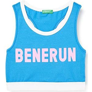 United Colors of Benetton Tanktop voor meisjes, Lichtblauw Intenso 08a, 3XL