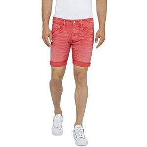 Replay Anbass shorts voor heren, rood (Poppy Red 210), 28