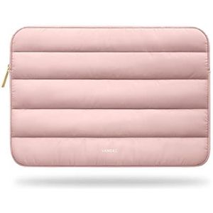 Vandel - De originele Puffy Laptop Sleeve 13-14 Inch Laptop Sleeve. Roze laptophoes voor dames. Draagtas Laptop Cover voor MacBook Pro 14 Inch Sleeve, Macbook Air Sleeve 13 inch, iPad Pro 12,9