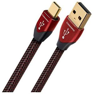 AudioQuest Cinnamon Micro-USB-kabel, 1,5 m, USB A, micro-USB B, zwart - USB-kabel (1,5 m, USB A, micro-USB B, 2.0, stekker/stekker, zwart