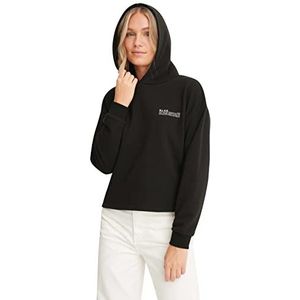 NA-KD Herinnering hoodie sweatshirt met capuchon voor dames, Zwart, S