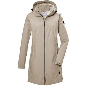 G.I.G.A. DX dames Softshell parka/softshell jas met afritsbare capuchon GS 76 WMN SFTSHLL PRK, hellbeige, 38, 42696-000