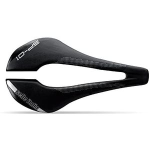 Selle Italia Unisex - volwassenen Sp01 Boost Tm Superflow zadel, zwart, L