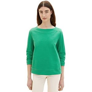 TOM TAILOR Dames Sweatshirt 1035341, 31032 - Vivid Leaf Green, XXS