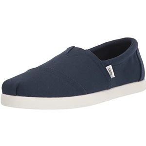 TOMS Heren Alp FWD Loafer Flat, Marineblauw gerecycled katoenen canvas, 43 EU