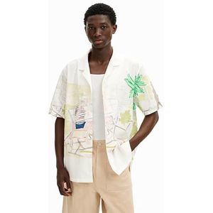 Desigual CAM_Alphonse, 1000 Blanco, L, wit, L