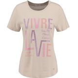 KEYLARGO - WT LA Vie Round T-shirt - Beige - Dames