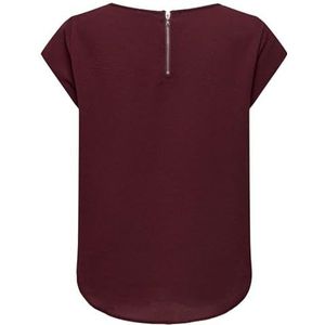 ONLY dames T-Shirt Onlvic S/S Solid Top Noos Ptm, Chocolate Truffle, 44