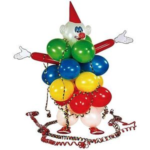 Riethmüller - 450001 – feestdecoratie – decoratieset – ballonnen clown