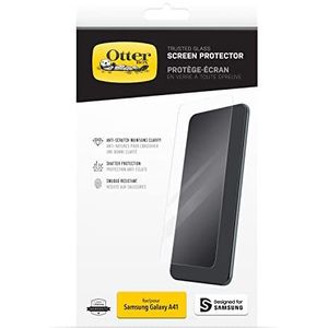 OtterBox Trusted Glass-screenprotector voor Samsung Galaxy A41, gehard glas, krasbescherming, bescherming tegen vallen en splinters