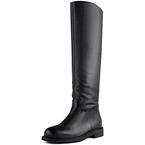 L37 HANDMADE SHOES MR Jones Maxi Knee High Boot voor dames, zwart, 36 EU